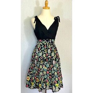 Vintage Anthropologie Maeve Polynesian islands Bora Bora dress